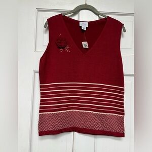 Ann Taylor LOFT V-Neck Sleeveless Sweater